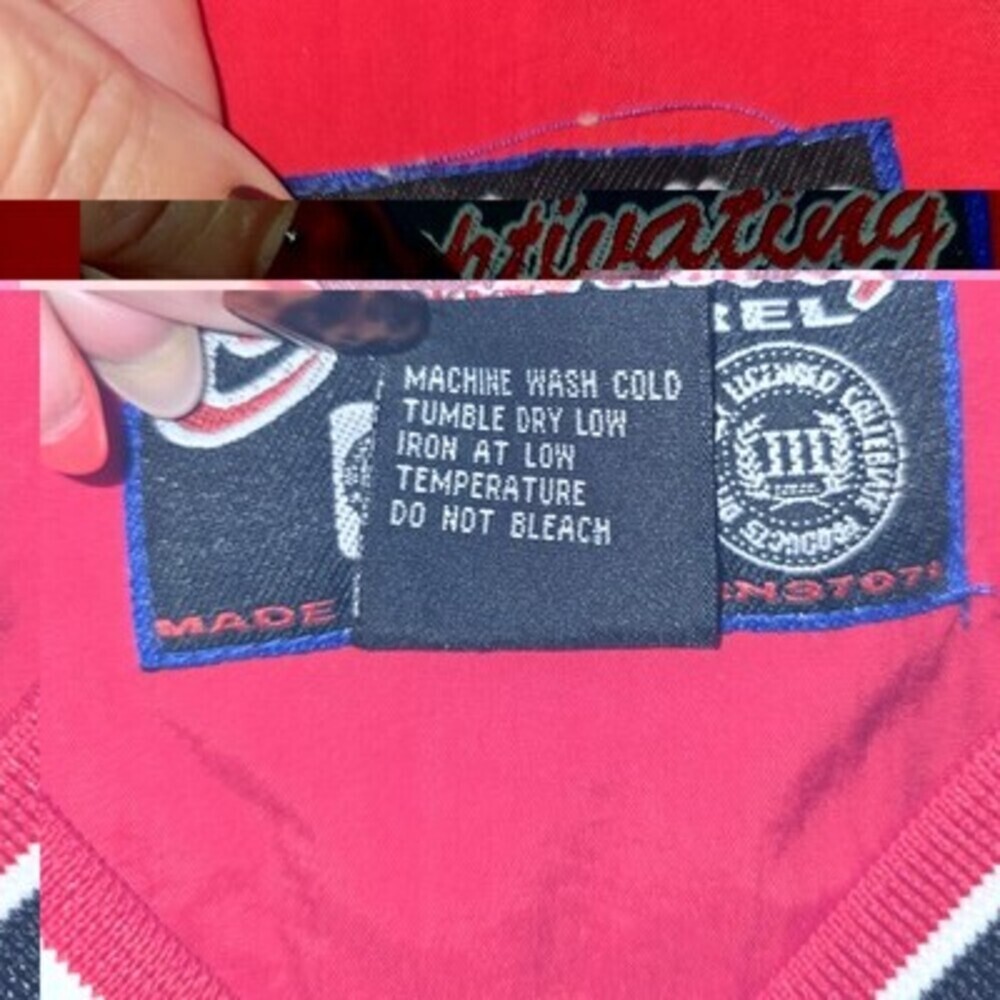 Vintage Indiana Basketball Pullover Windbreaker Jacket XL Red Nylon Captivating - Picture 9 of 12